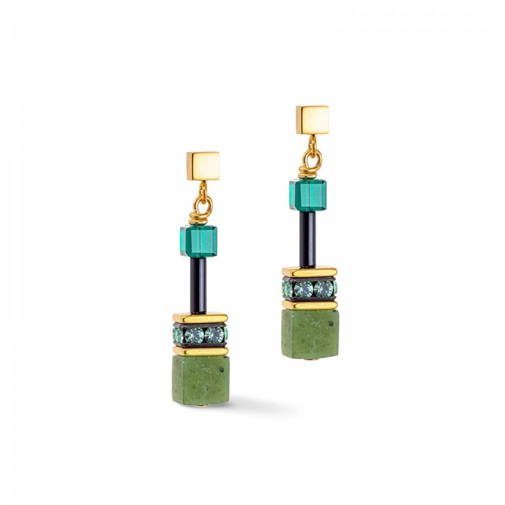 GeoCUBE® Iconic Precious earrings green