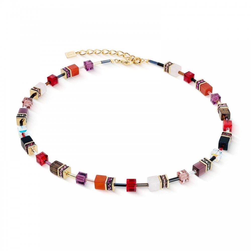 GeoCUBE® Iconic Precious Festive Red Necklace