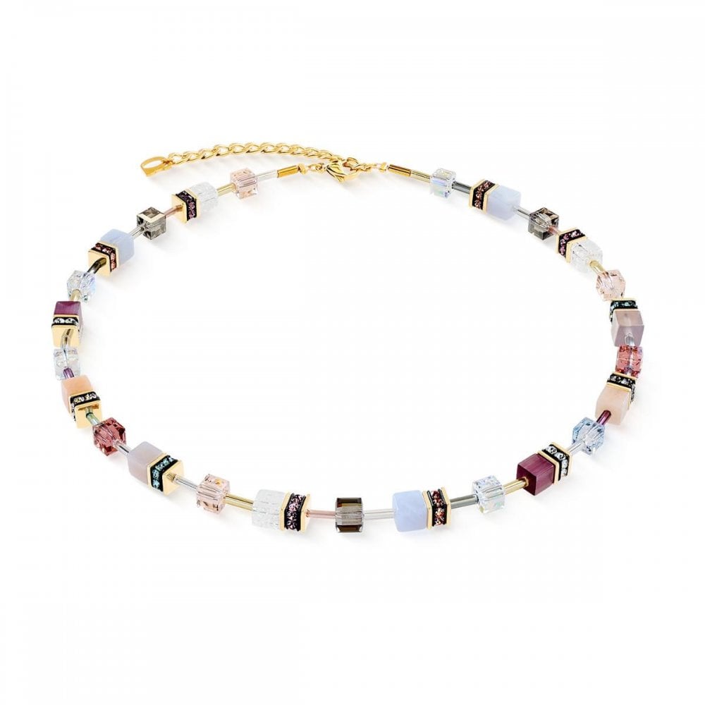 GeoCUBE® Iconic Precious Necklace Golden Blush