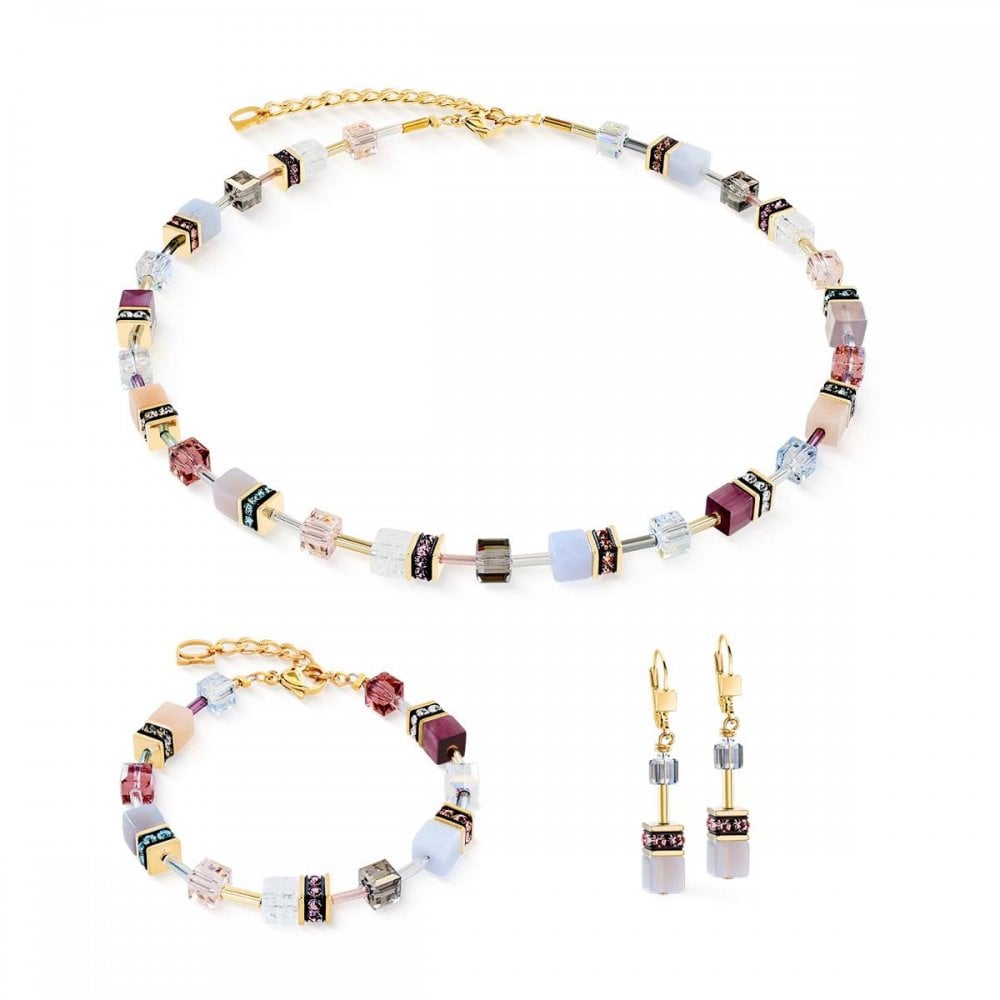 GeoCUBE® Iconic Precious Necklace Golden Blush