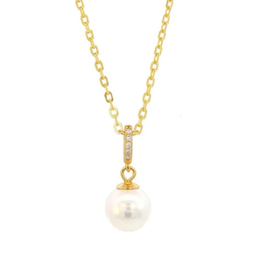 Georgini Adagio Effortless Glow Pearl Pendant Gold