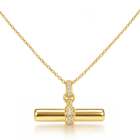 Georgini Alchemy Andy FOB Pendant Gold