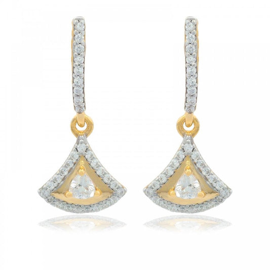 Georgini Chic Noel Fantastic Gold Plated  Drop Earrings