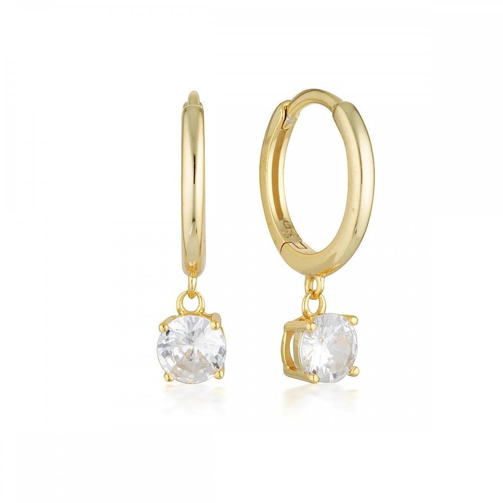 Georgini Love is in the Air Bria CZ Drop Hoops