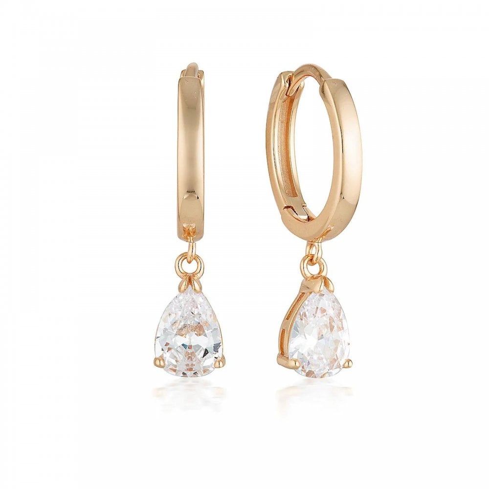 Georgini Love is in the Air Pia Rose CZ Hoops