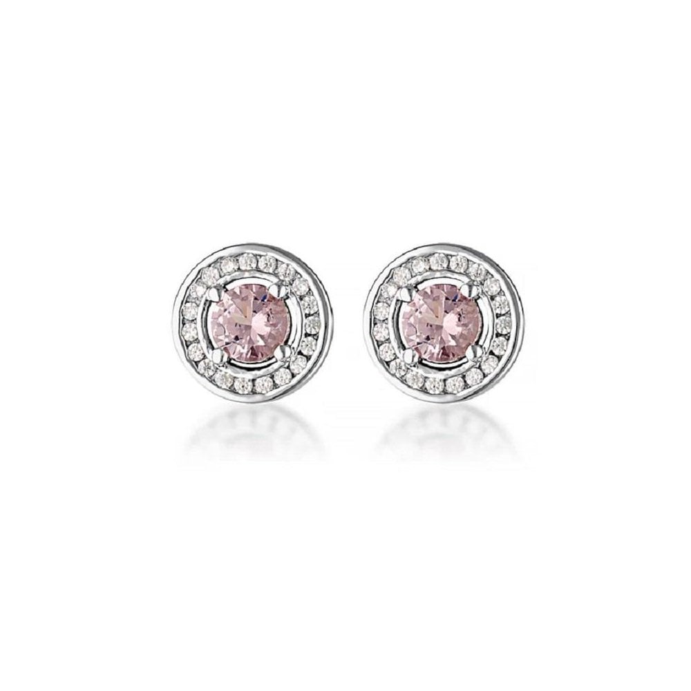 Georgini Milestone Morgnaite & White CZ Earrings