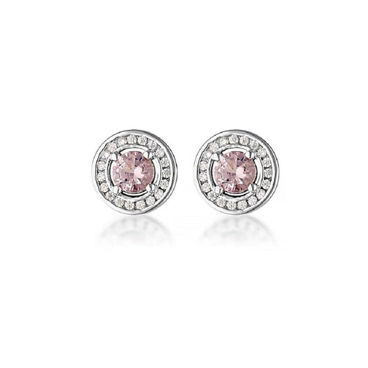 Georgini Milestone Morgnaite & White CZ Earrings