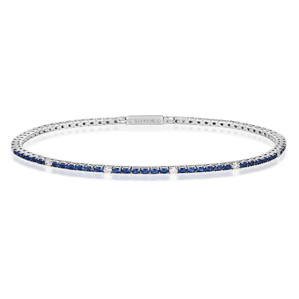 Georgini Milestone Sapphire Blue & White Bracelet