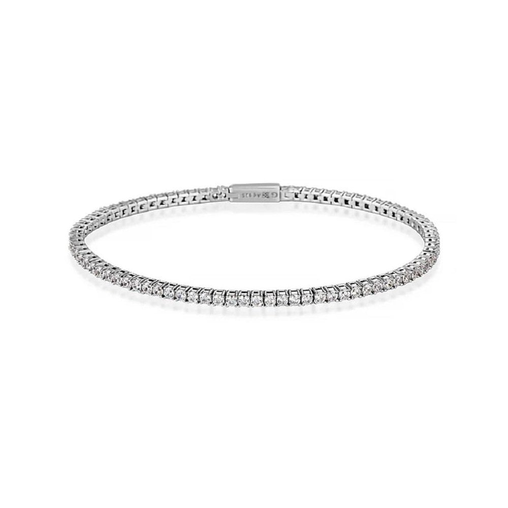 Georgini Milestone White CZ Tennis Bracelet