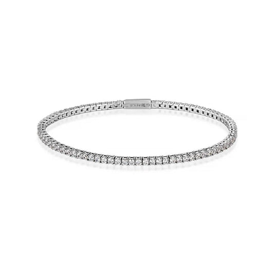 Georgini Milestone White CZ Tennis Bracelet