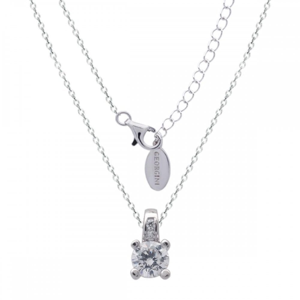 Georgini Red Carpet Venice CZ Silver Necklace