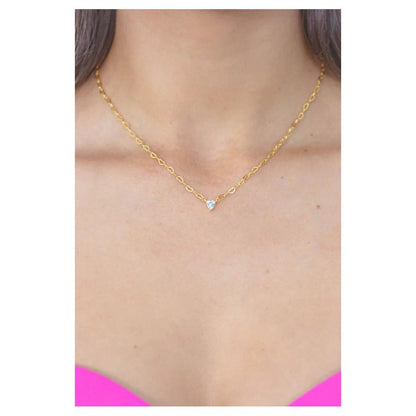 Georgini Sweetheart Heart Necklace Gold