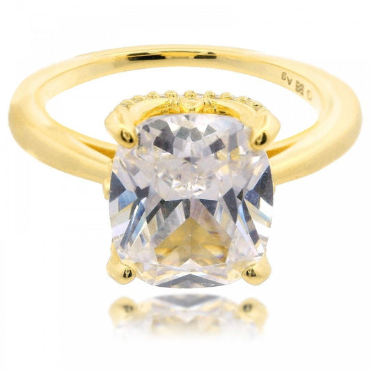 Georgini Sydney Soiree Elaine Cushion Cut Ring GP