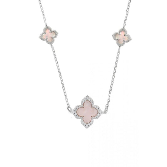 Georgini Sydney Soiree Fairwater MOP Deluxe Silver Necklace