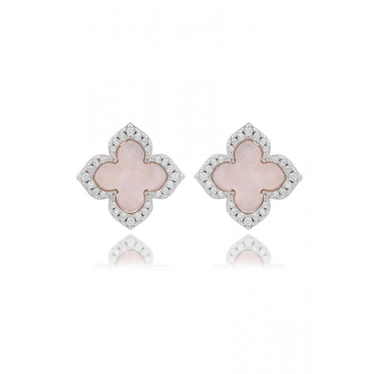 Georgini Sydney Soiree Fairwater MOP Earrings Silver
