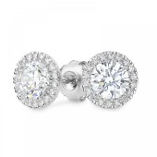 Georgini Yoyo CZ Cluster Silver Stud Earrings