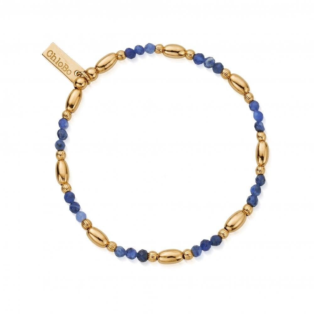 Gold Balance Sodalite Bracelet