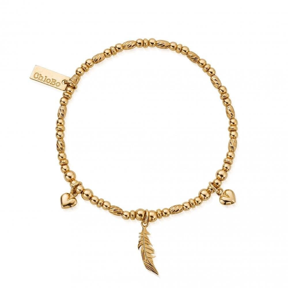 Gold Love and Courage Bracelet