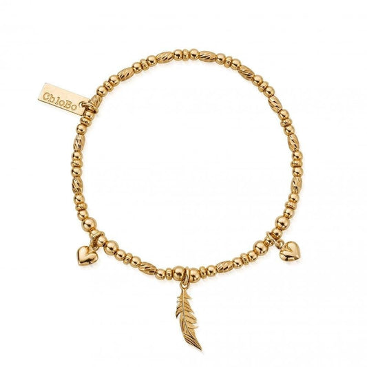 Gold Love and Courage Bracelet