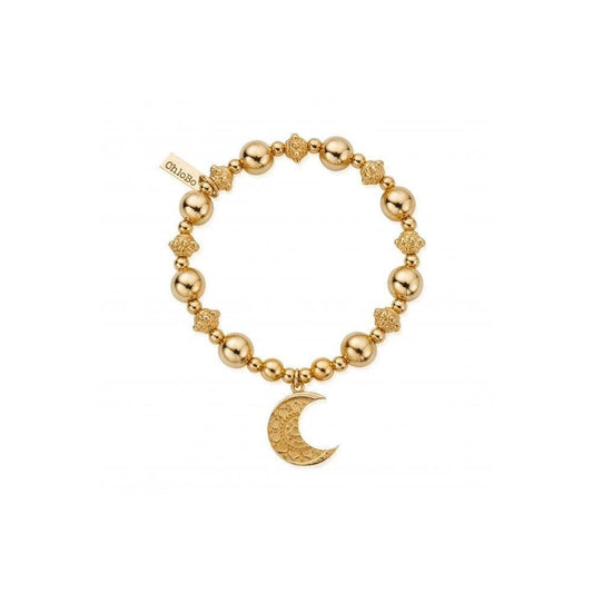 Gold Moon Mandala Bracelet