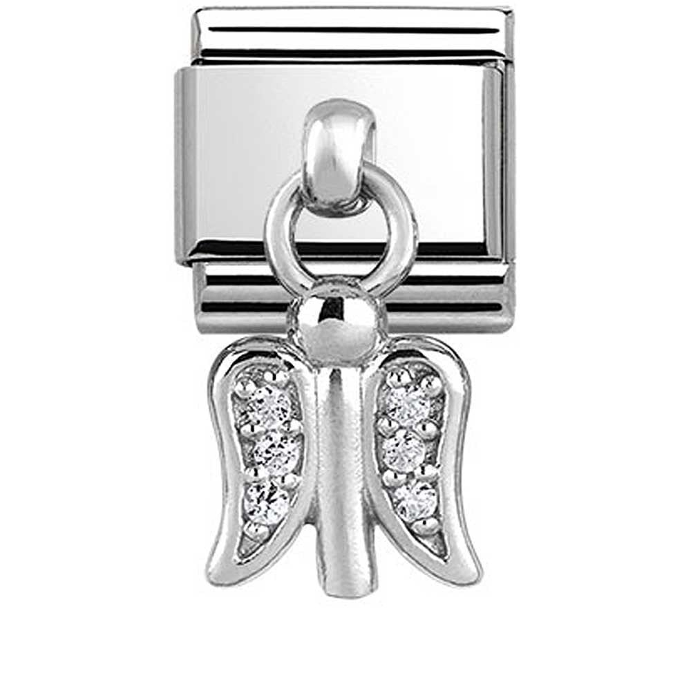 Hanging Angel Pave Link