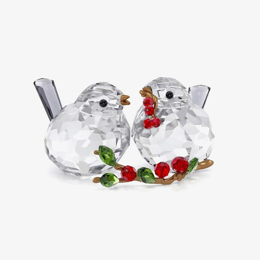 Idyllia Bird Couple And Berries Figurine