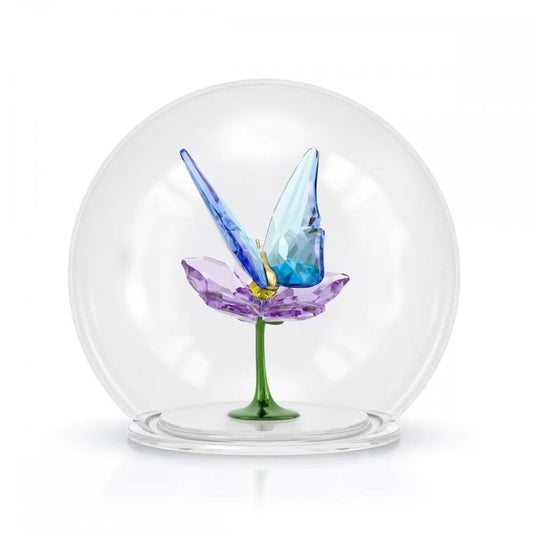 Idyllia Glass Ball Butterfly and Flower