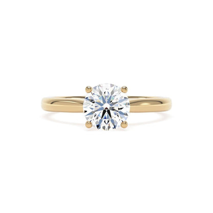 Lab Grown Brilliant Cut Round Diamond 1.5 ct Ring