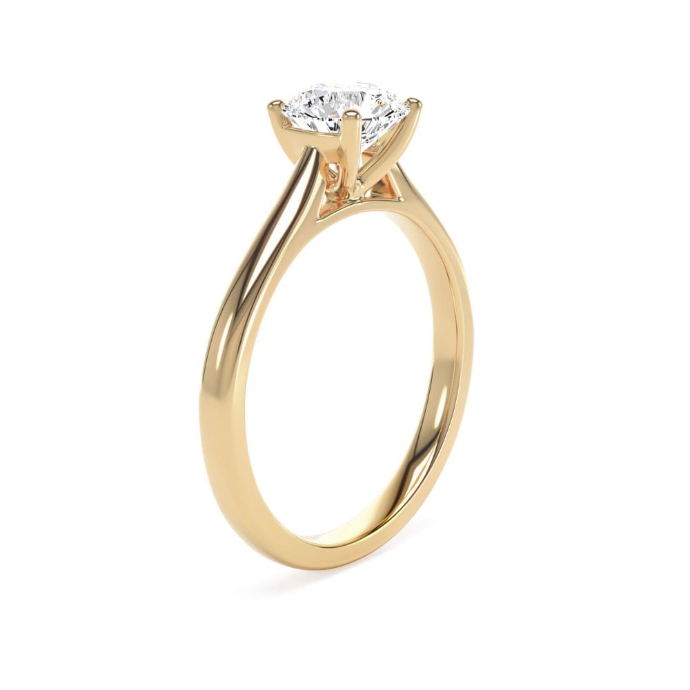 Lab Grown Brilliant Cut Round Diamond 1.5 ct Ring