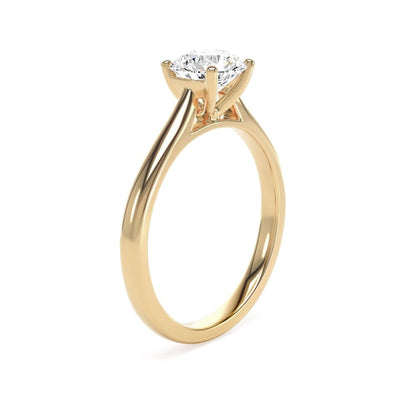 Lab Grown Brilliant Cut Round Diamond 1.5 ct Ring
