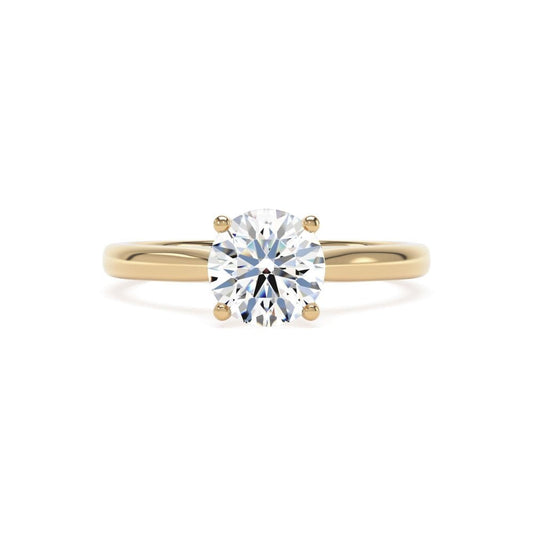 Lab Grown Round Brilliant Cut 2.00ct Diamond Ring