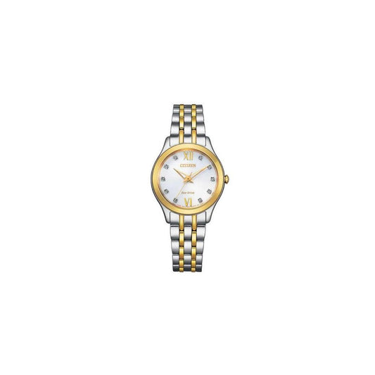 Ladies Citizen Eco-Drive Crystal Dial Watch