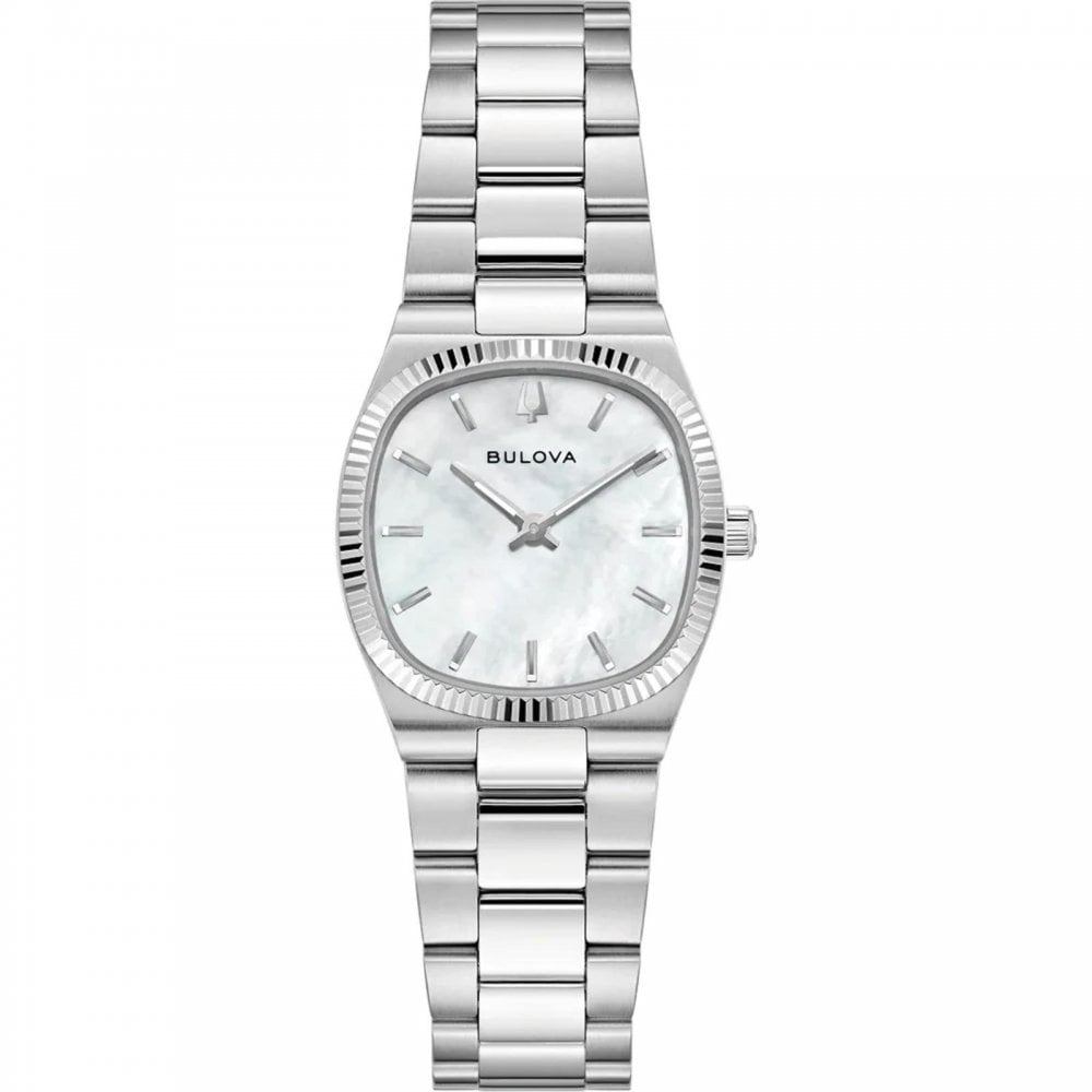 Ladies Super Seville Steel MOP Dial Watch