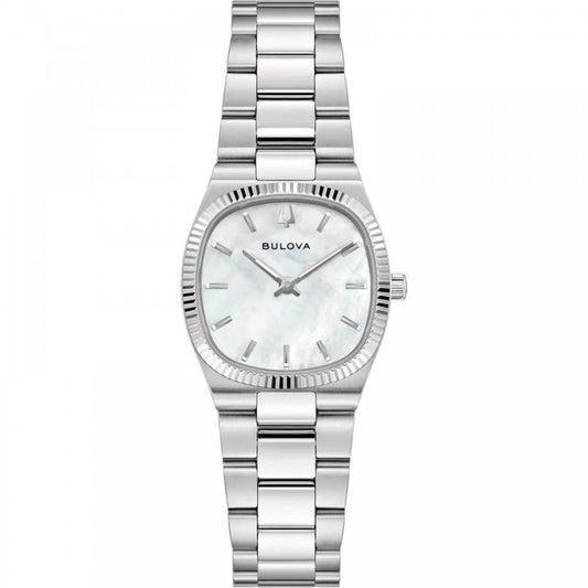 Ladies Super Seville Steel MOP Dial Watch