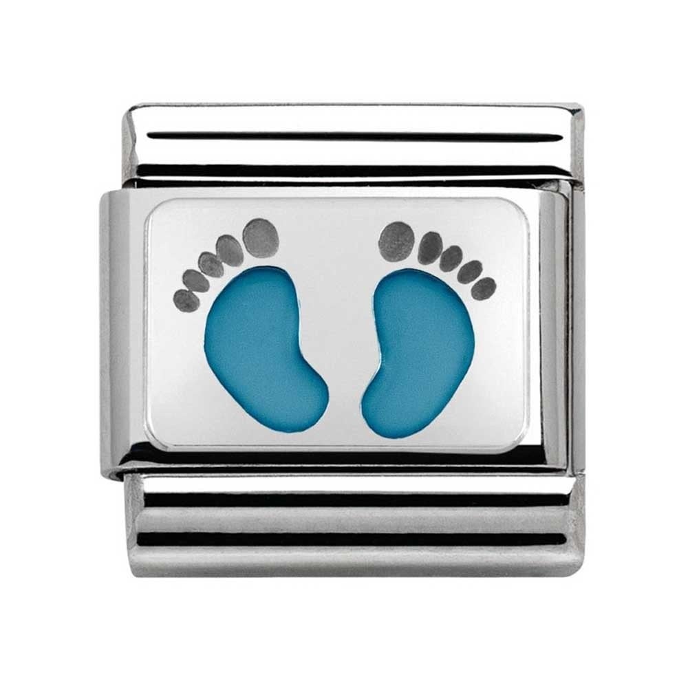 Light Blue Footprints