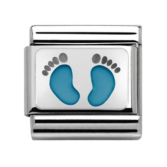 Light Blue Footprints