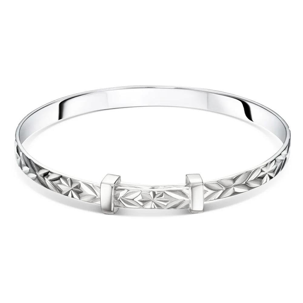 Maeve Diamond Cut Bangle