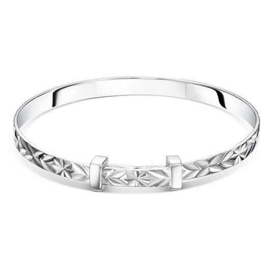 Maeve Diamond Cut Bangle
