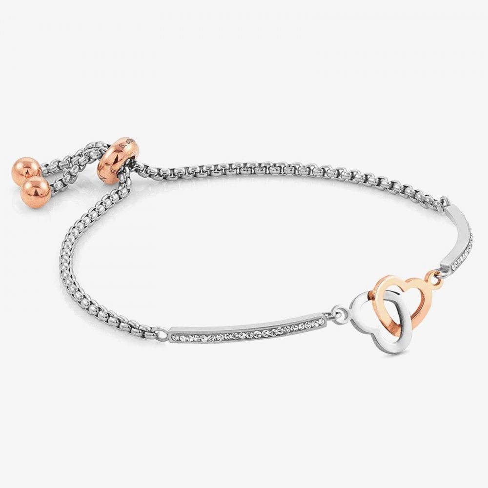MILLELUCI Interlocking Hearts Bracelet
