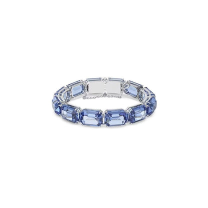 Millenia Triangle Blue & White Crystal Bracelet