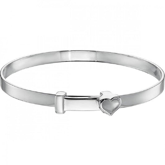 Mother of Pearl Heart Baby Bangle