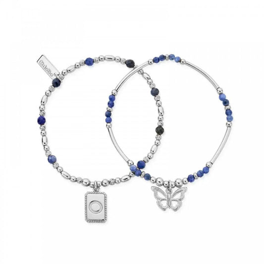 New Beginnings Sodalite Set of 2 Bracelets