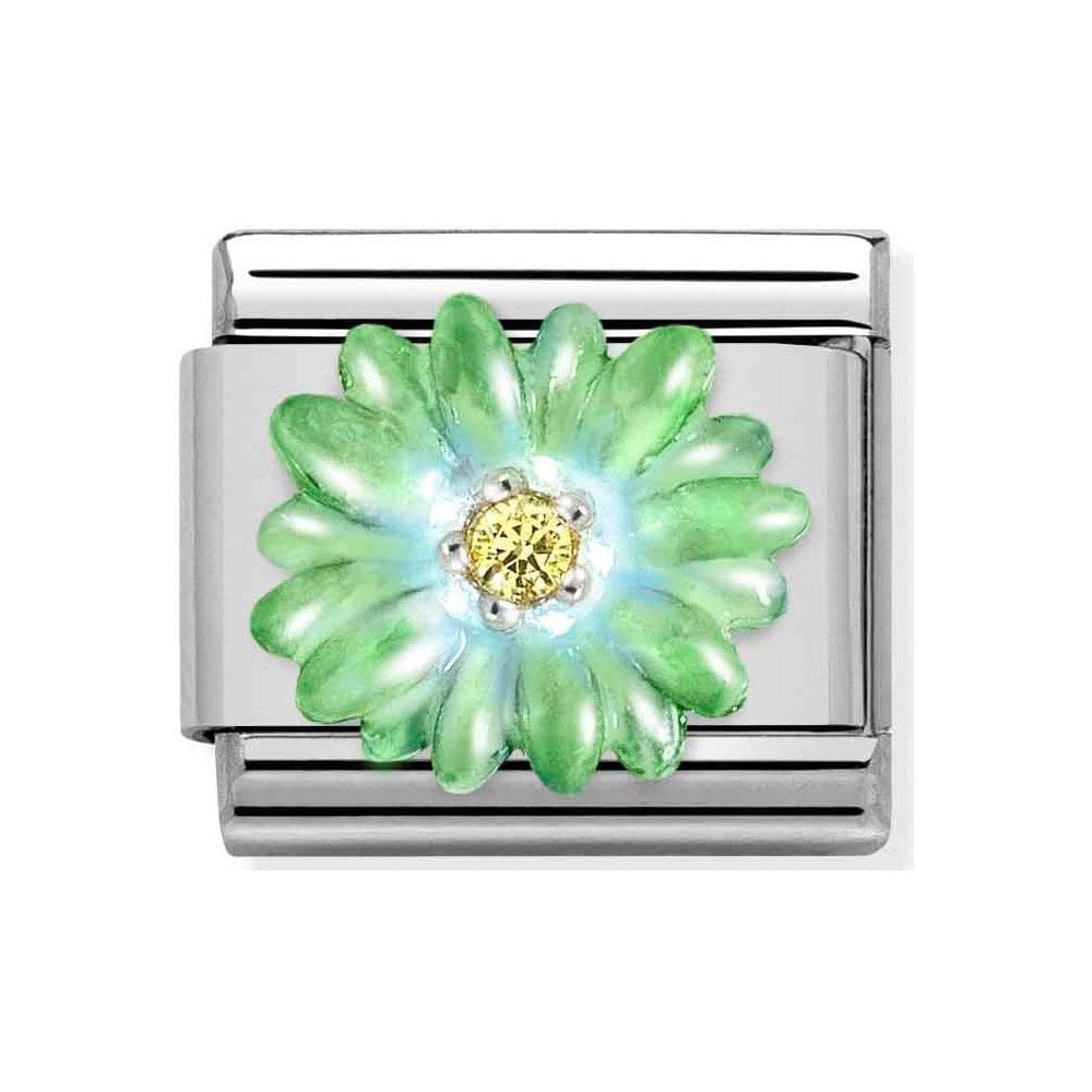Nomination CLASSIC Composable Green Flower Charm