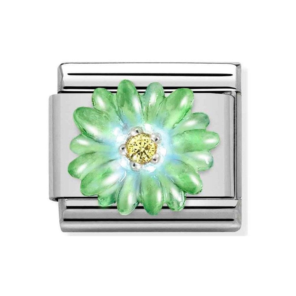 Nomination CLASSIC Composable Green Flower Charm