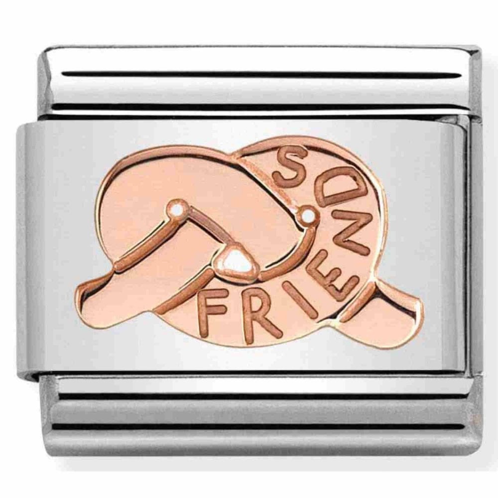 nomination Classic Composable Rose Knot Friend Link