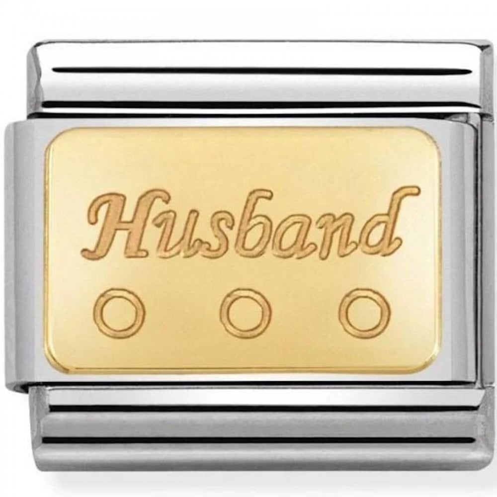 Nomination Classic Gold Husband Charm