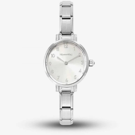 Nomination Composable Paris Silver Sunray Dial Watch