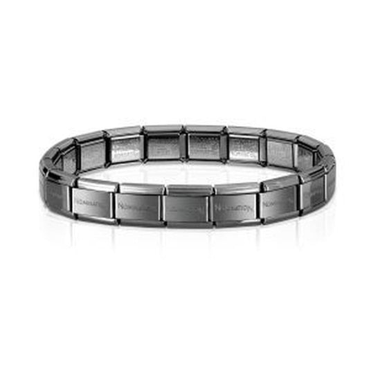 Nomination Gun Metal Bracelet