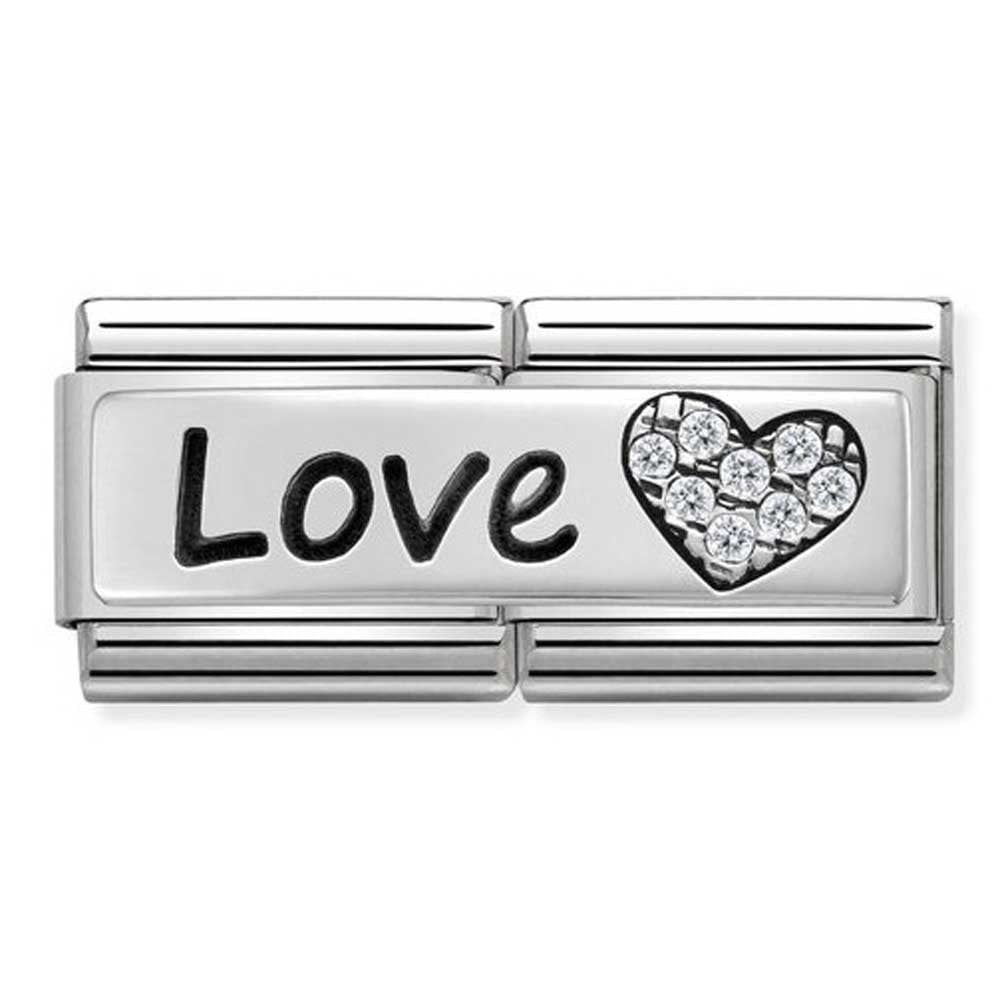 Nomination Love And Heart Double Charm