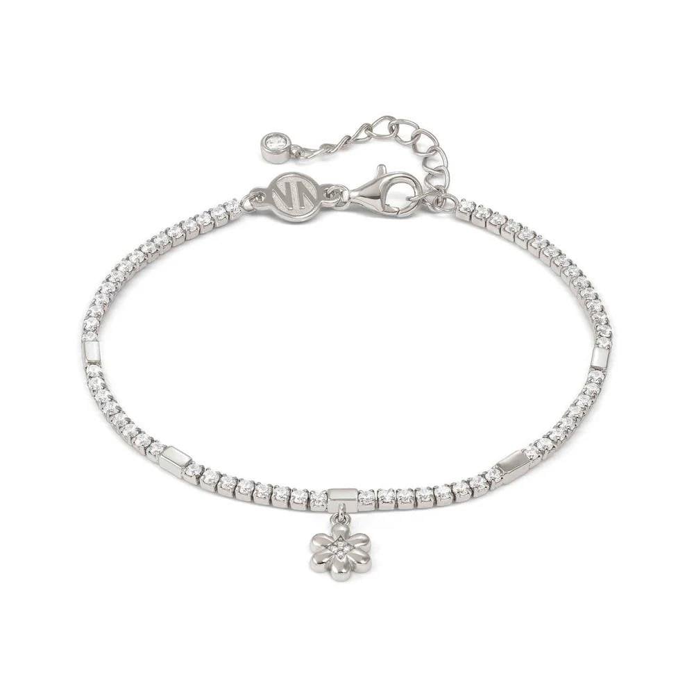 Petit Sparkle Tennis Bracelet Flower